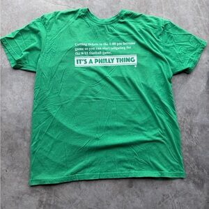 Men’s XXL Philadelphia Eagles “It’s A Philly Thing” Kelly Green T Shirt